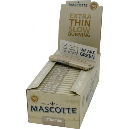 Бумага для самокруток Mascotte Extra Thin Organic 50 шт